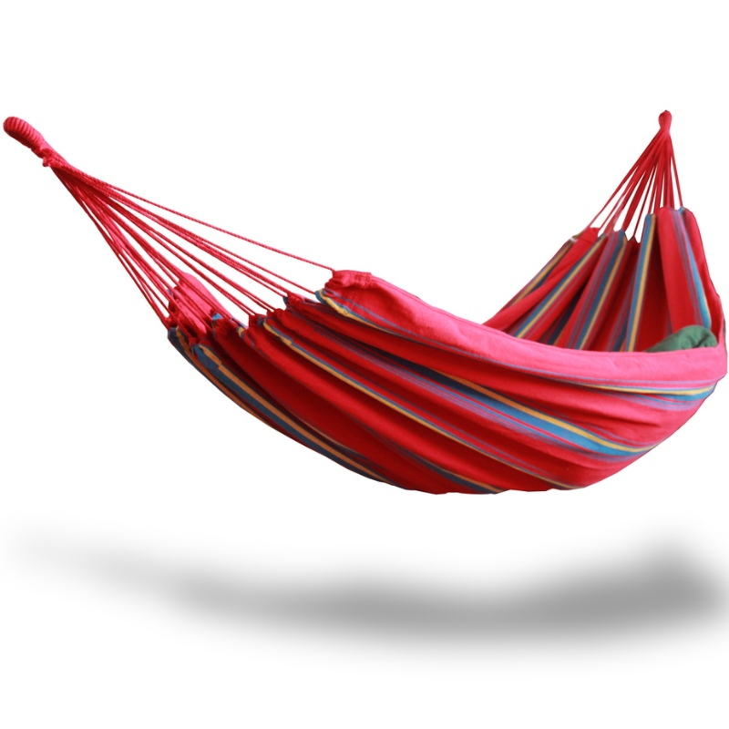 Double Brazilian Hammock -Two Person Bed for Backyard,Porch,Outdoor and Indoor Use-Soft Woven Cotton Fabric for Supreme Comfort-Handmade