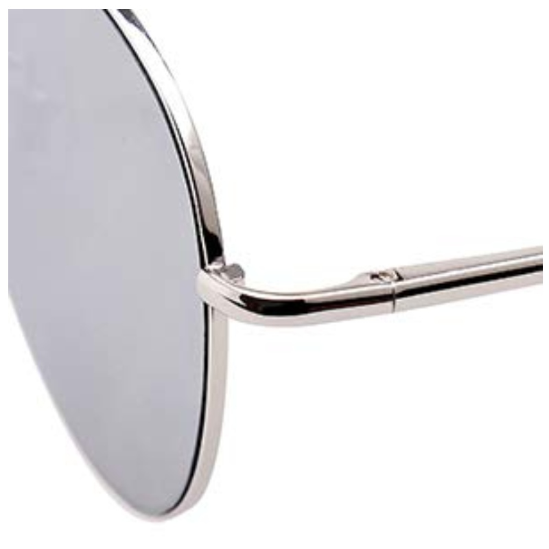 Classic aviator mirrored flat lens sunglasses metal frame with spring hinges-multiple mirror lenses colors sunglasses
